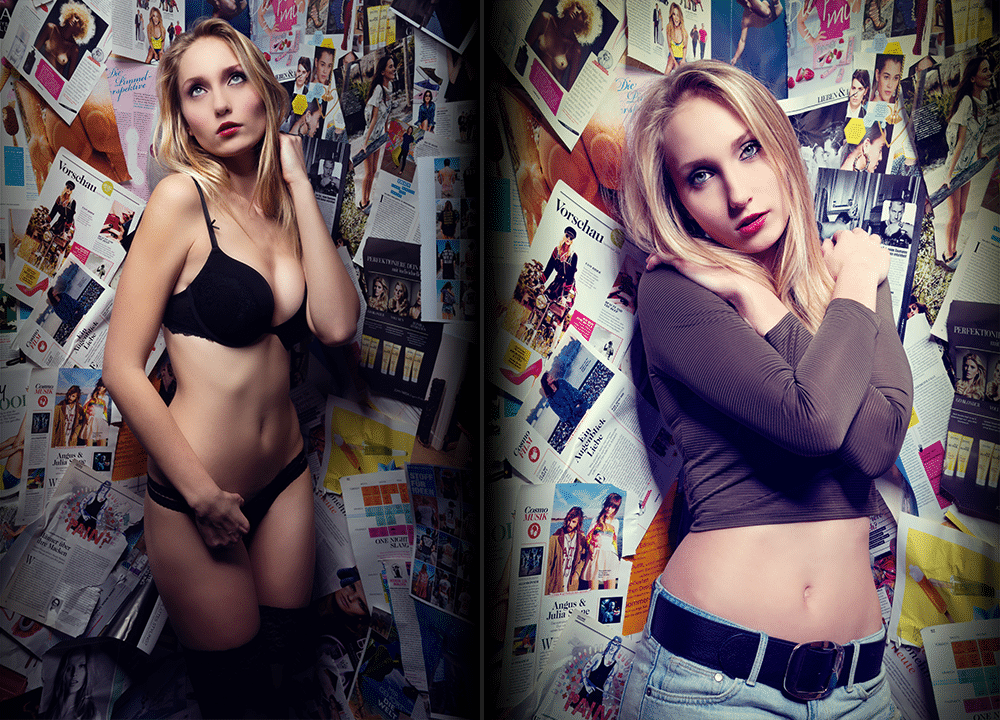 Magazine Fotoshooting Dessous Akt Erotik Teitungen