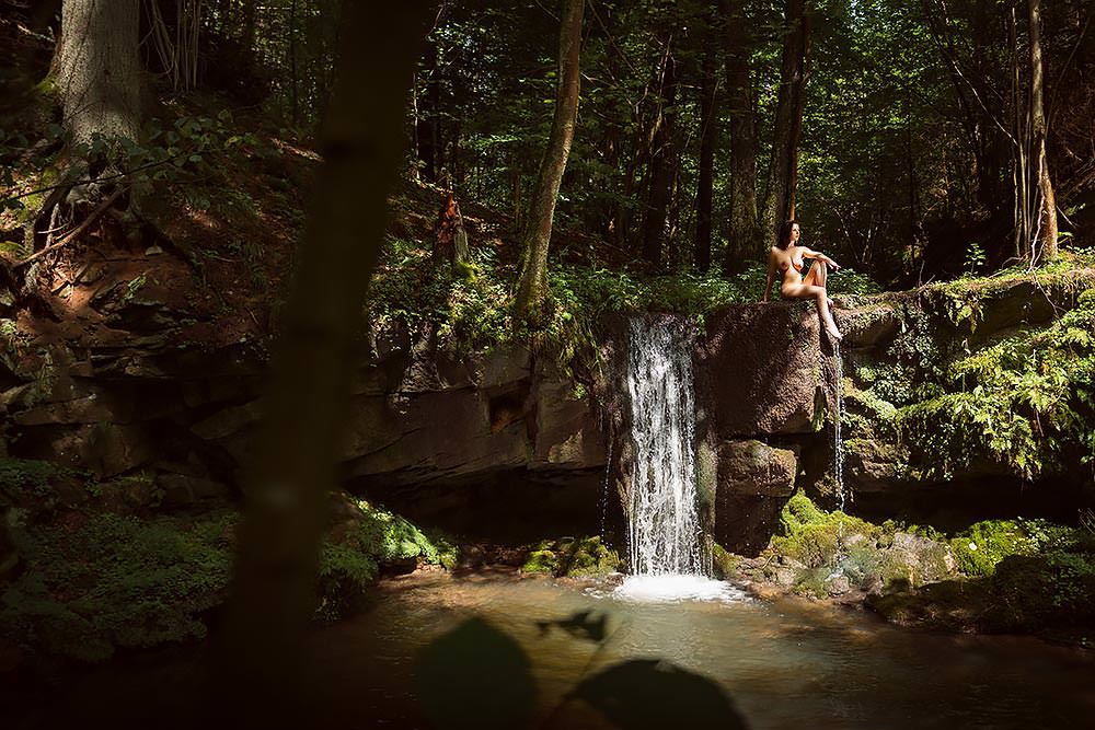 Fotograf Wasserfall Fotoshooting