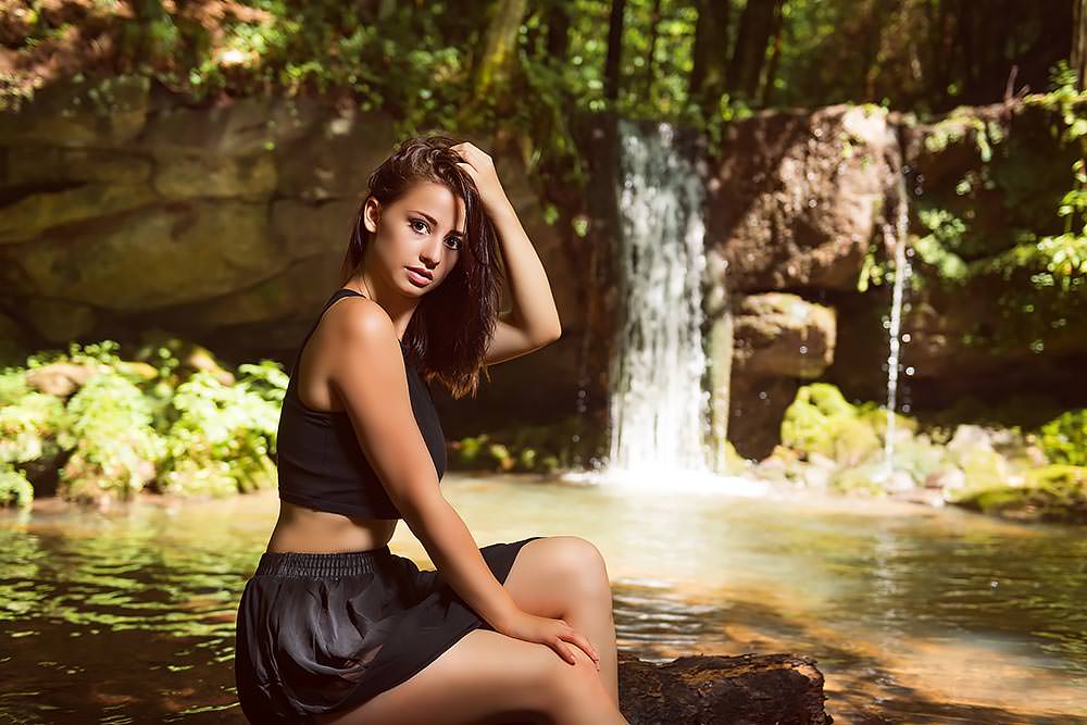 Fotograf Wasserfall Fotoshooting