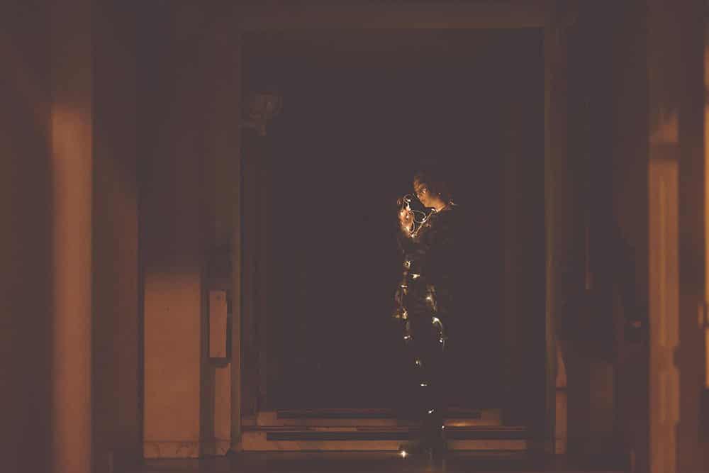 Lichterketten Fotoshooting