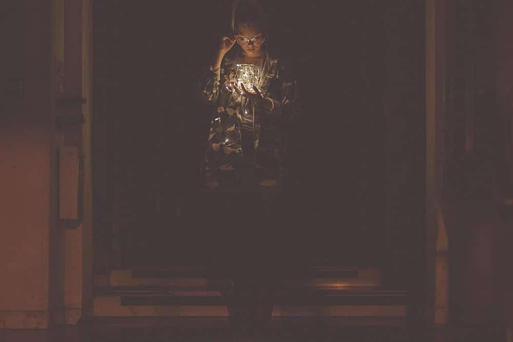Lichterketten Fotoshooting