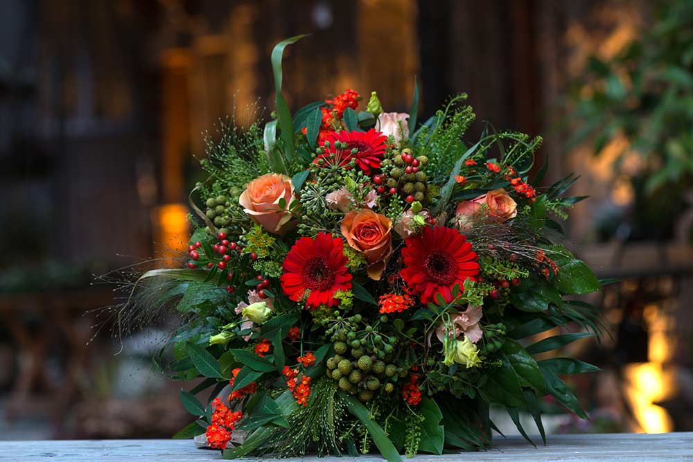 Blumen im Ratskeller
