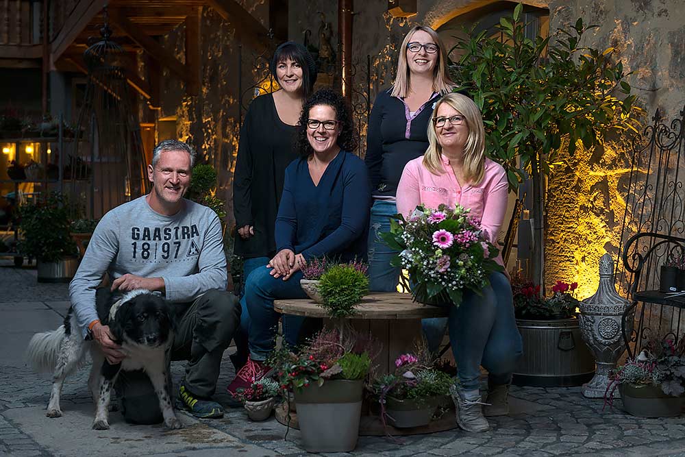 Blumen im Ratskeller