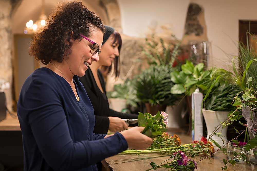 Blumen im Ratskeller