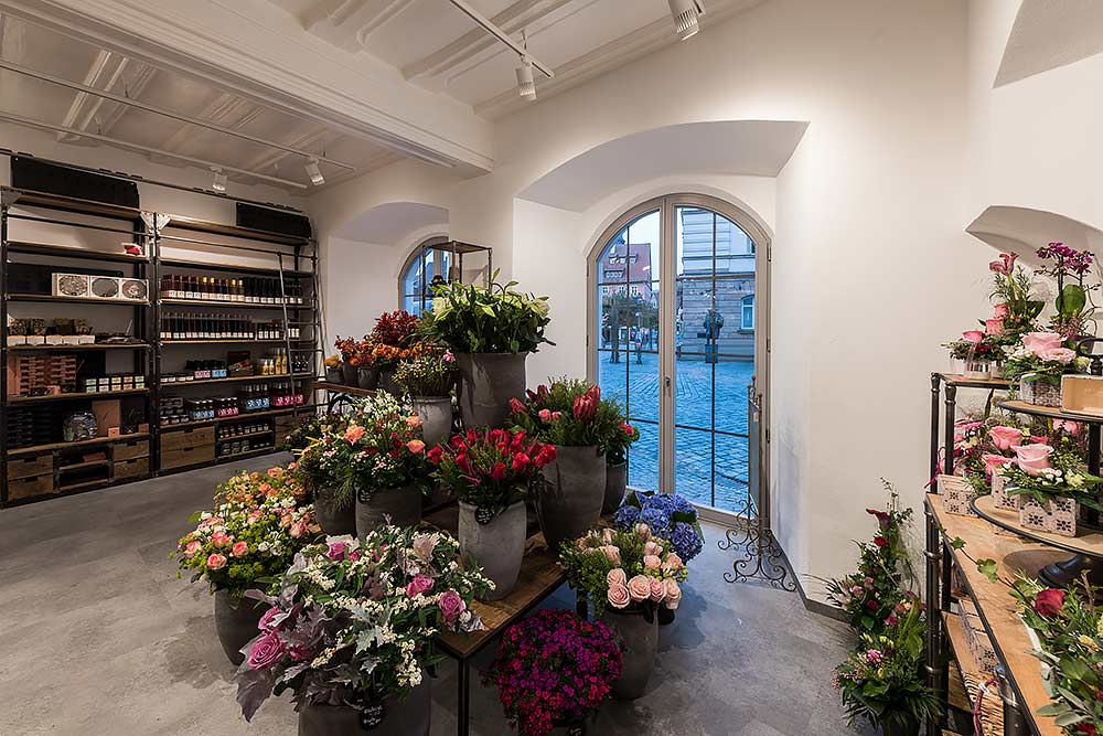 Blumen im Ratskeller