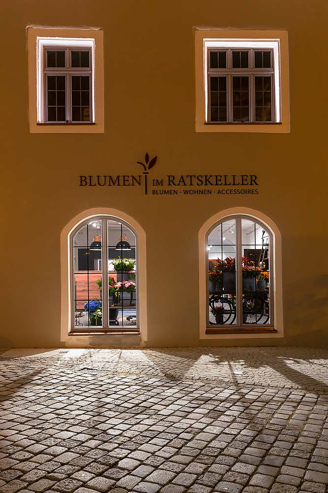 Blumen im Ratskeller