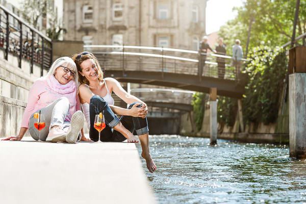 Canale Grande in der Unistadt Bayreuth