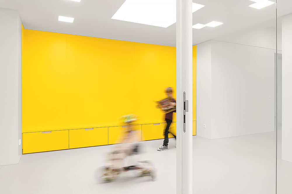 Architekturfotografie Kindergarten Sternenhimmel Kronach