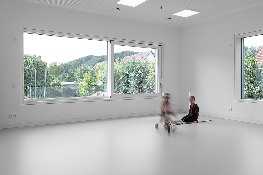 Architekturfotografie Kindergarten Sternenhimmel Kronach