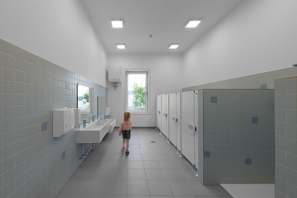 Architekturfotografie Kindergarten Sternenhimmel Kronach