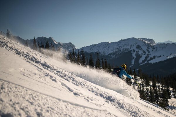 Sportfotograf Max Hörath auf dem Dürrnbachhorn im Chiemgau bei Ruhpolding