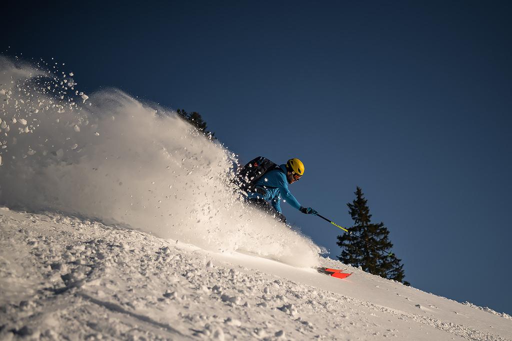 Sportfotograf Max Hörath auf dem Dürrnbachhorn im Chiemgau bei Ruhpolding