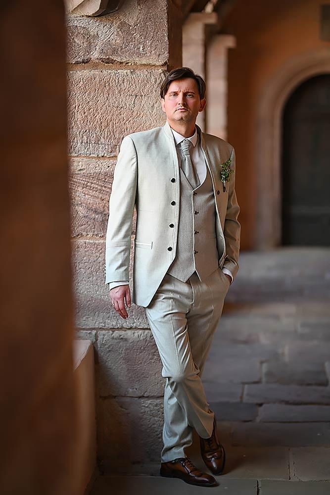 Kirchliche Trauung in der Petrikirche, Fotoshooting auf der Plassenburg Kulmbach, Feier im Al Castello
