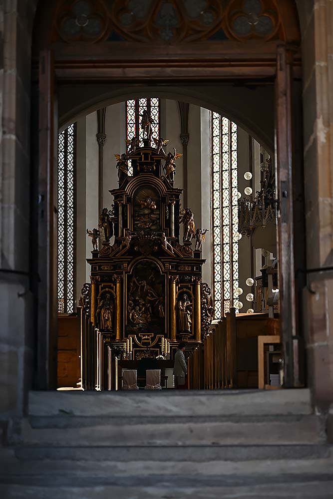 Kirchliche Trauung in der Petrikirche, Fotoshooting auf der Plassenburg Kulmbach, Feier im Al Castello