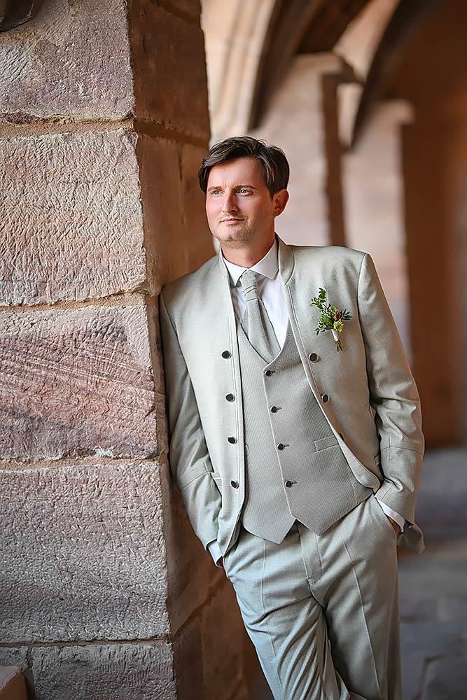 Kirchliche Trauung in der Petrikirche, Fotoshooting auf der Plassenburg Kulmbach, Feier im Al Castello