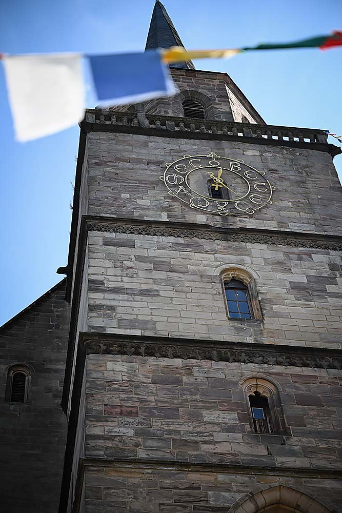 Kirchliche Trauung in der Petrikirche, Fotoshooting auf der Plassenburg Kulmbach, Feier im Al Castello